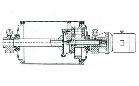 传动滚筒结构图 传动滚筒结构图